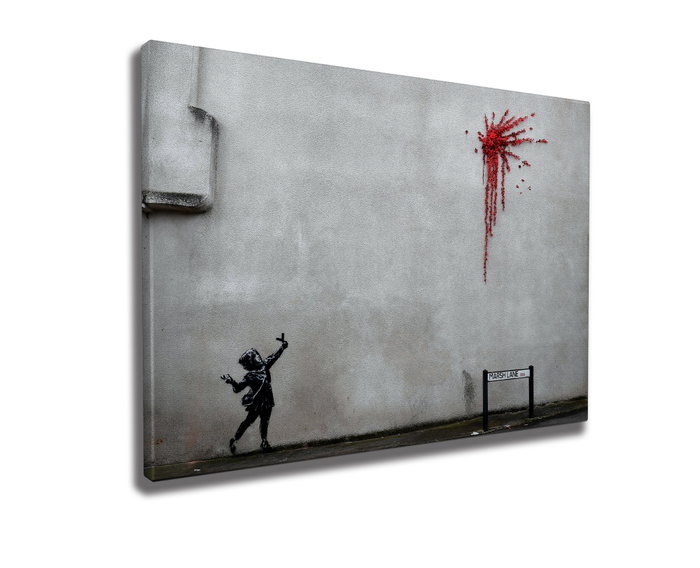 Wallity Lienzo Decorativo Banksy WY28 70 x 100 cm